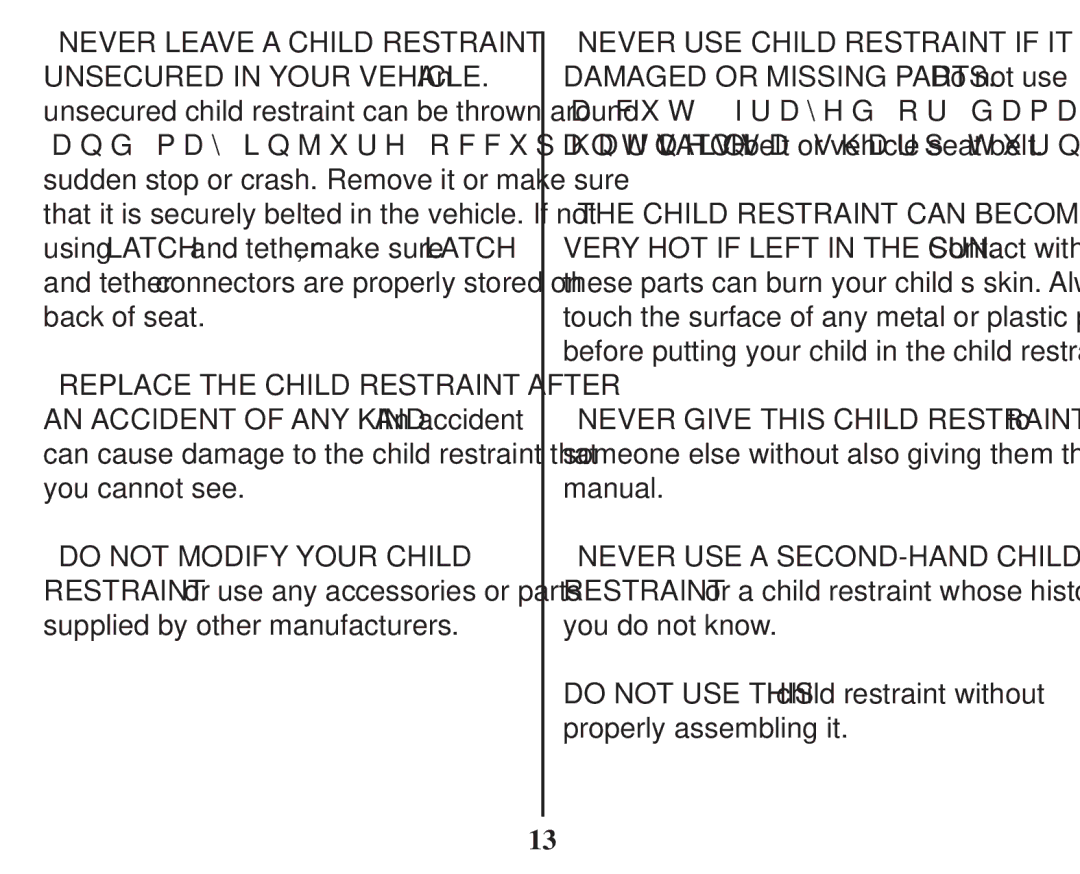 Graco PD247314A owner manual 