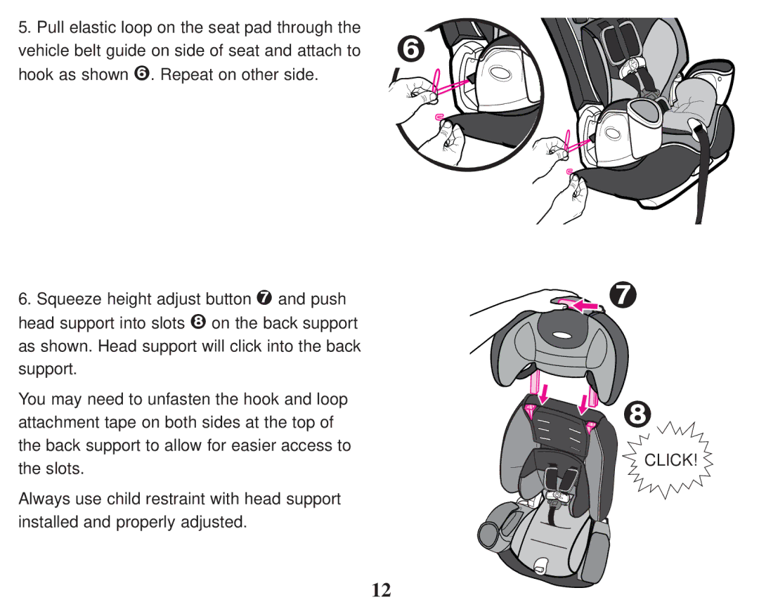 Graco PD247322A owner manual Click 