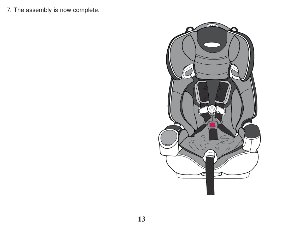 Graco PD247322A owner manual Assembly is now complete 