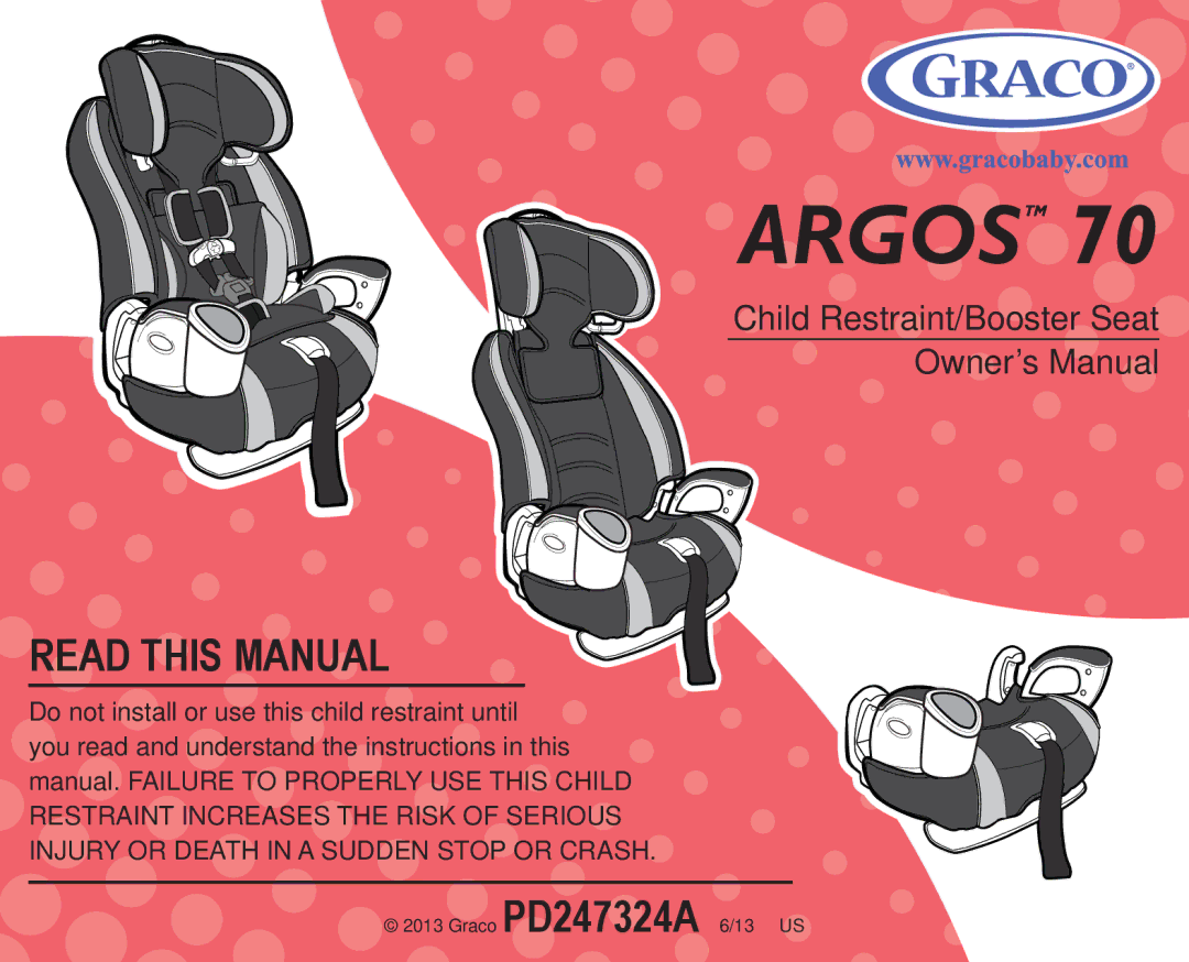 Graco PD247324A owner manual Rgos 