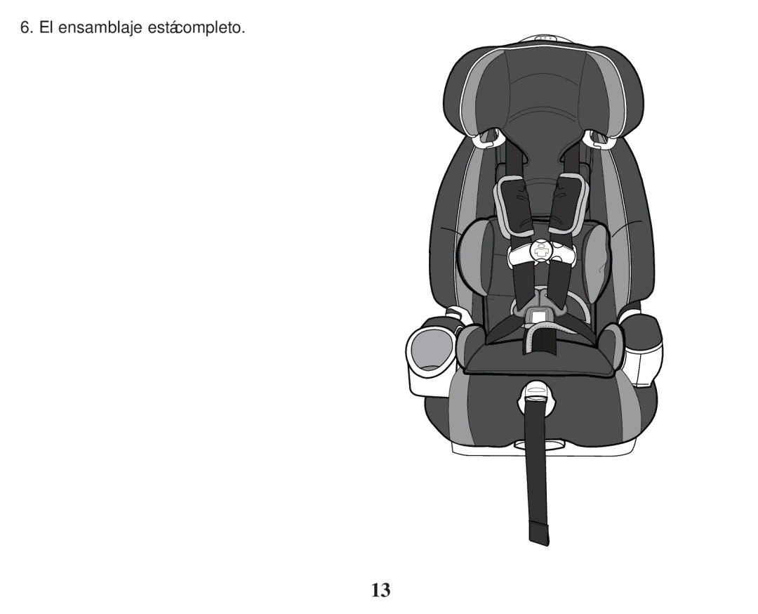 Graco PD247324A owner manual El ensamblaje está completo 