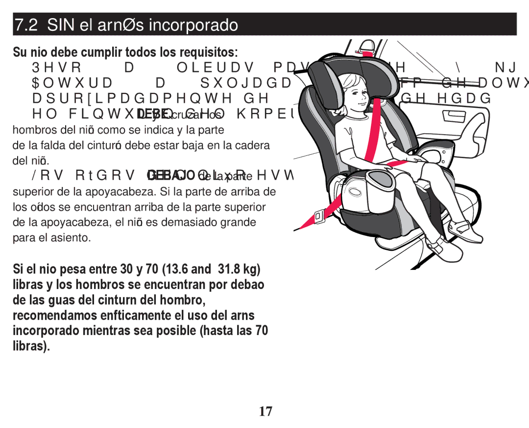 Graco PD247324A owner manual SIN el arnés incorporado 