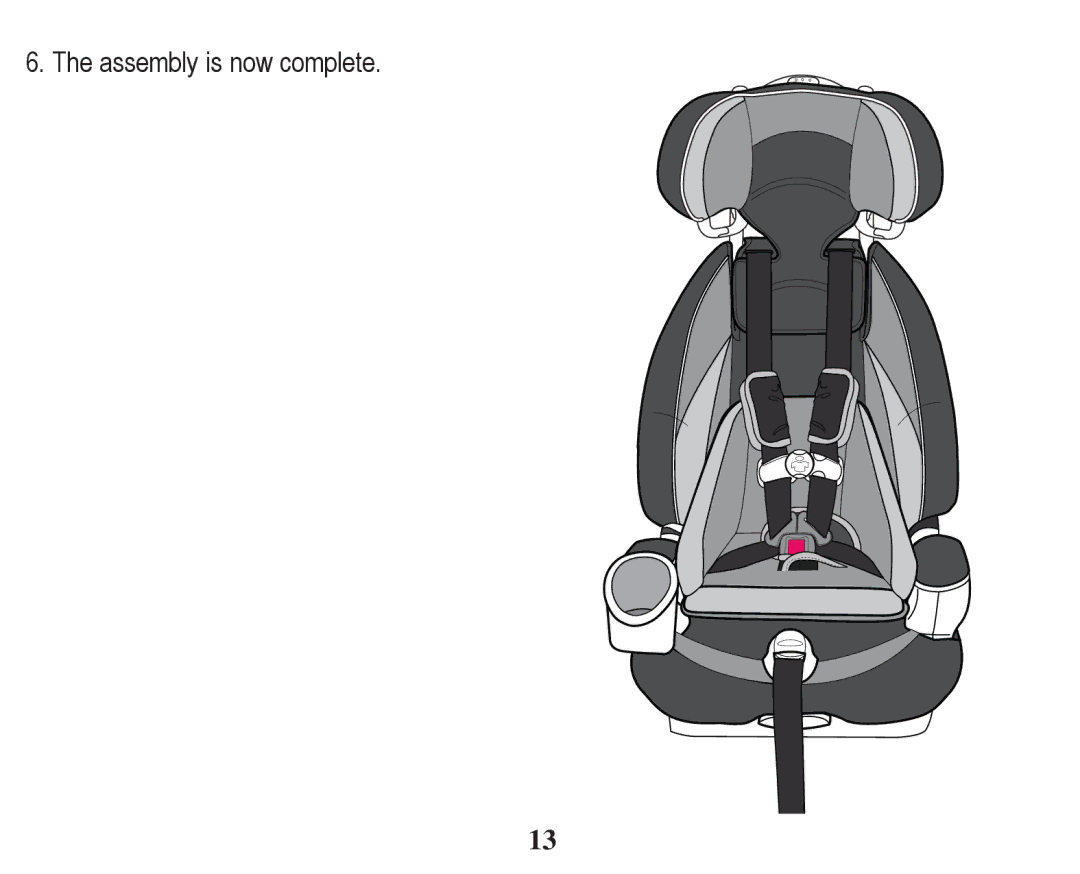 Graco PD247328A owner manual Assembly is now complete 