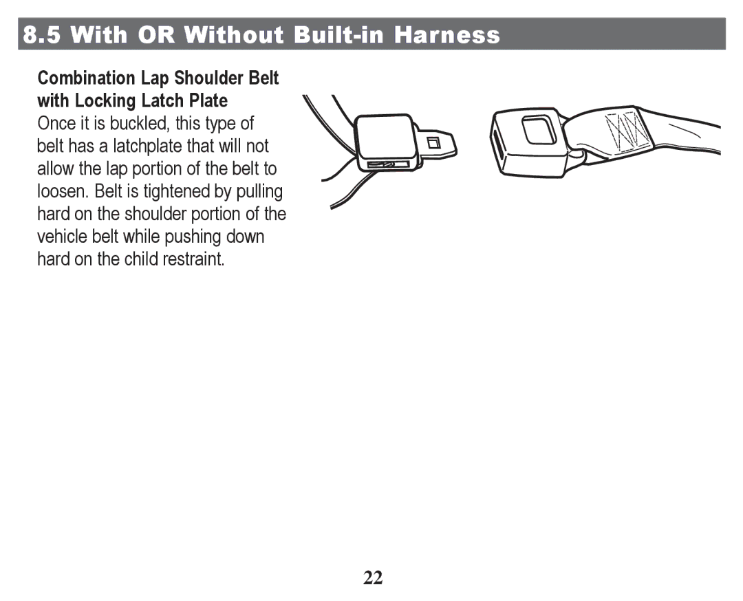 Graco PD247328A owner manual With or Without Built-in Harness 