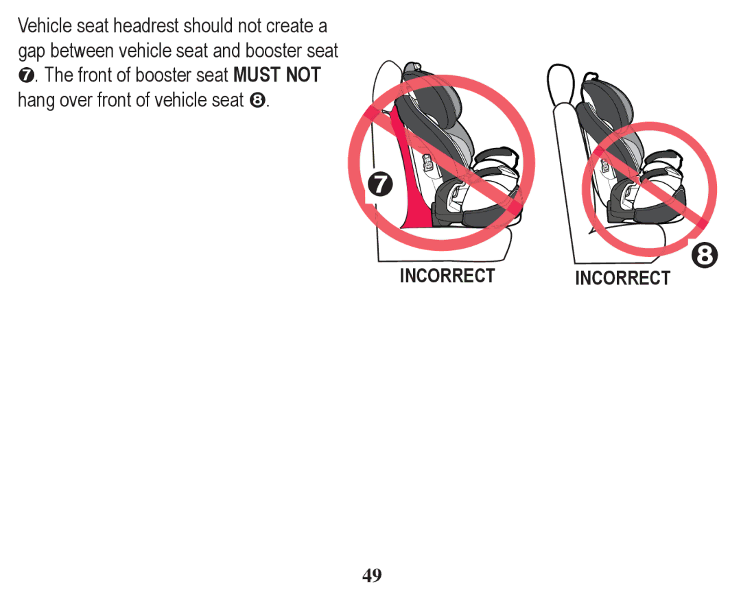 Graco PD247328A owner manual Incorrect Incorrect 