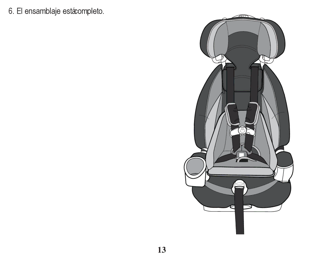 Graco PD247328A owner manual El ensamblaje está completo 