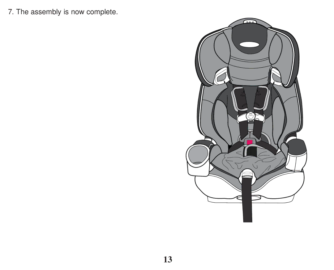 Graco PD247333A owner manual Assembly is now complete 