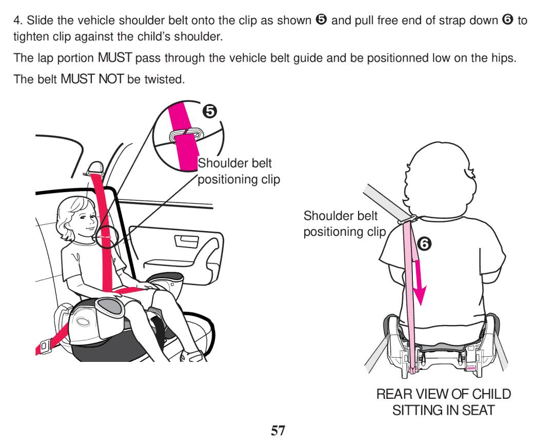 Graco PD247333A owner manual Rear View of Child Sitting in Seat 