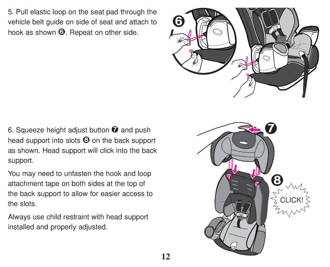 Graco PD247333A owner manual Click 