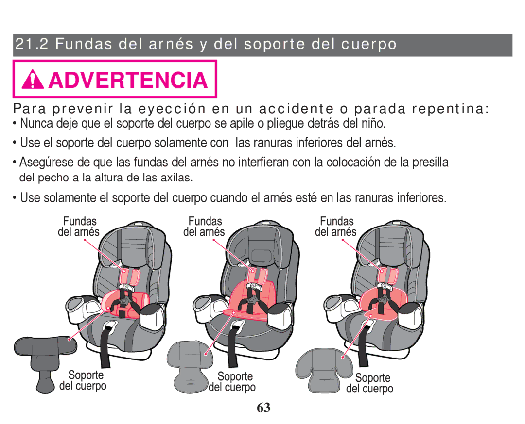 Graco PD247333A owner manual Advertencia 