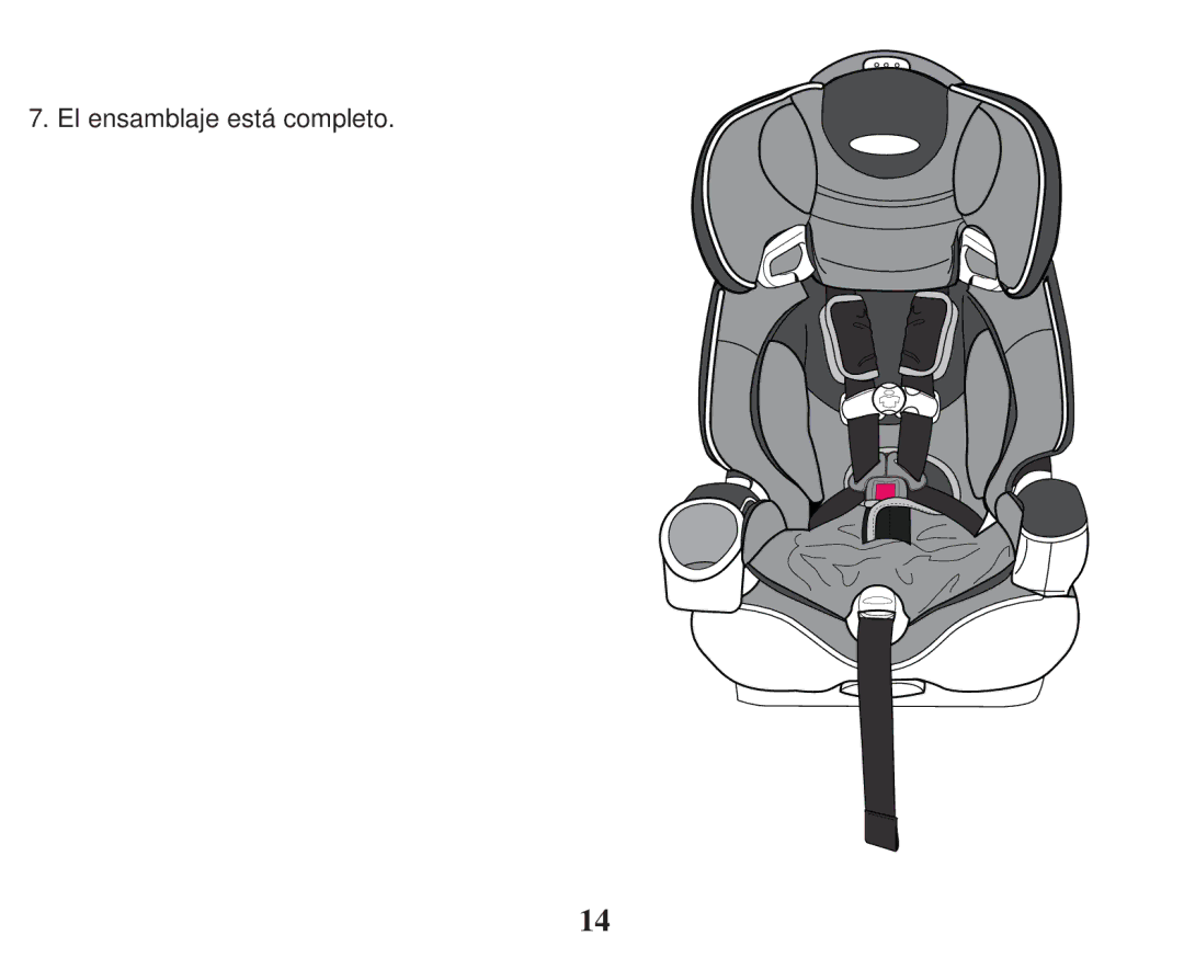 Graco PD247333A owner manual El ensamblaje está completo 