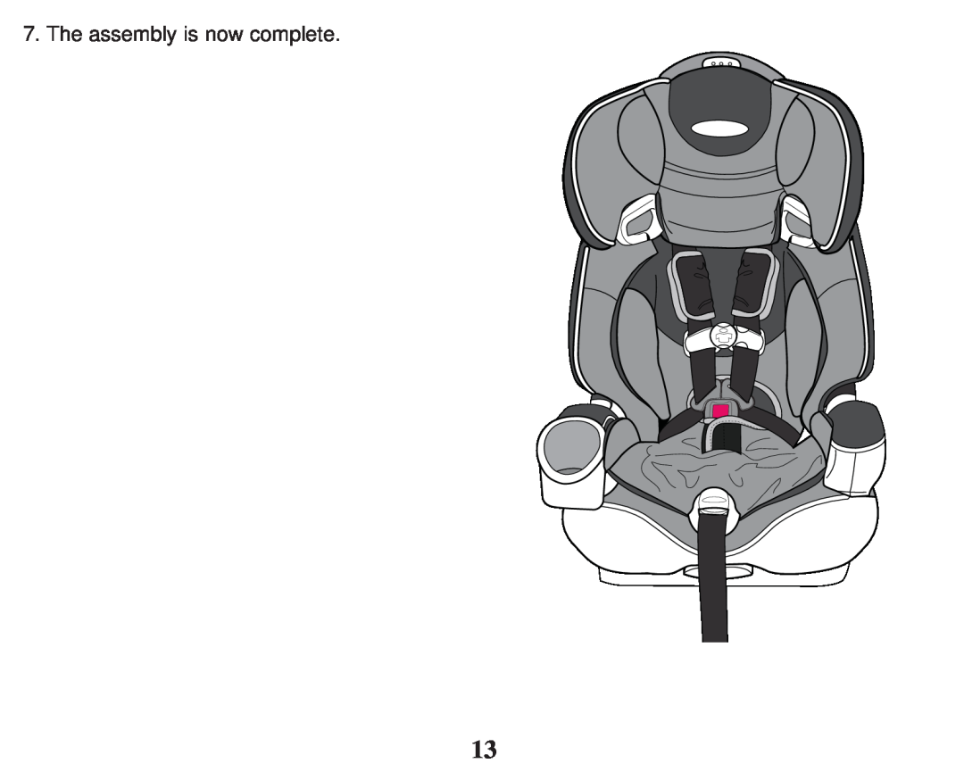 Graco PD247333A owner manual The assembly is now complete 