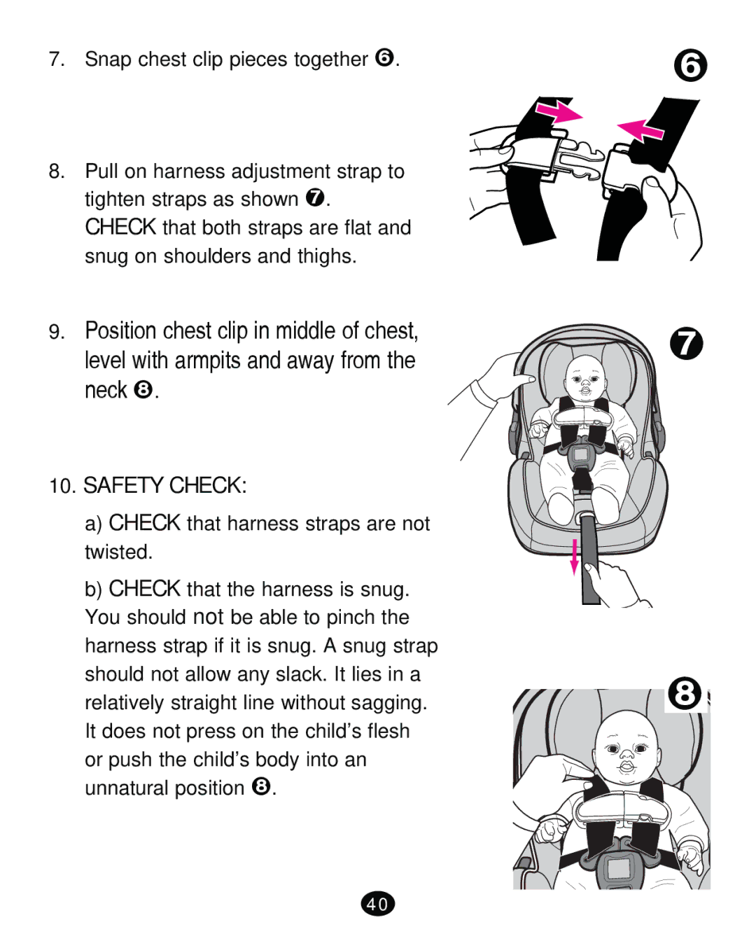 Graco PD261471A manual Safety Check 