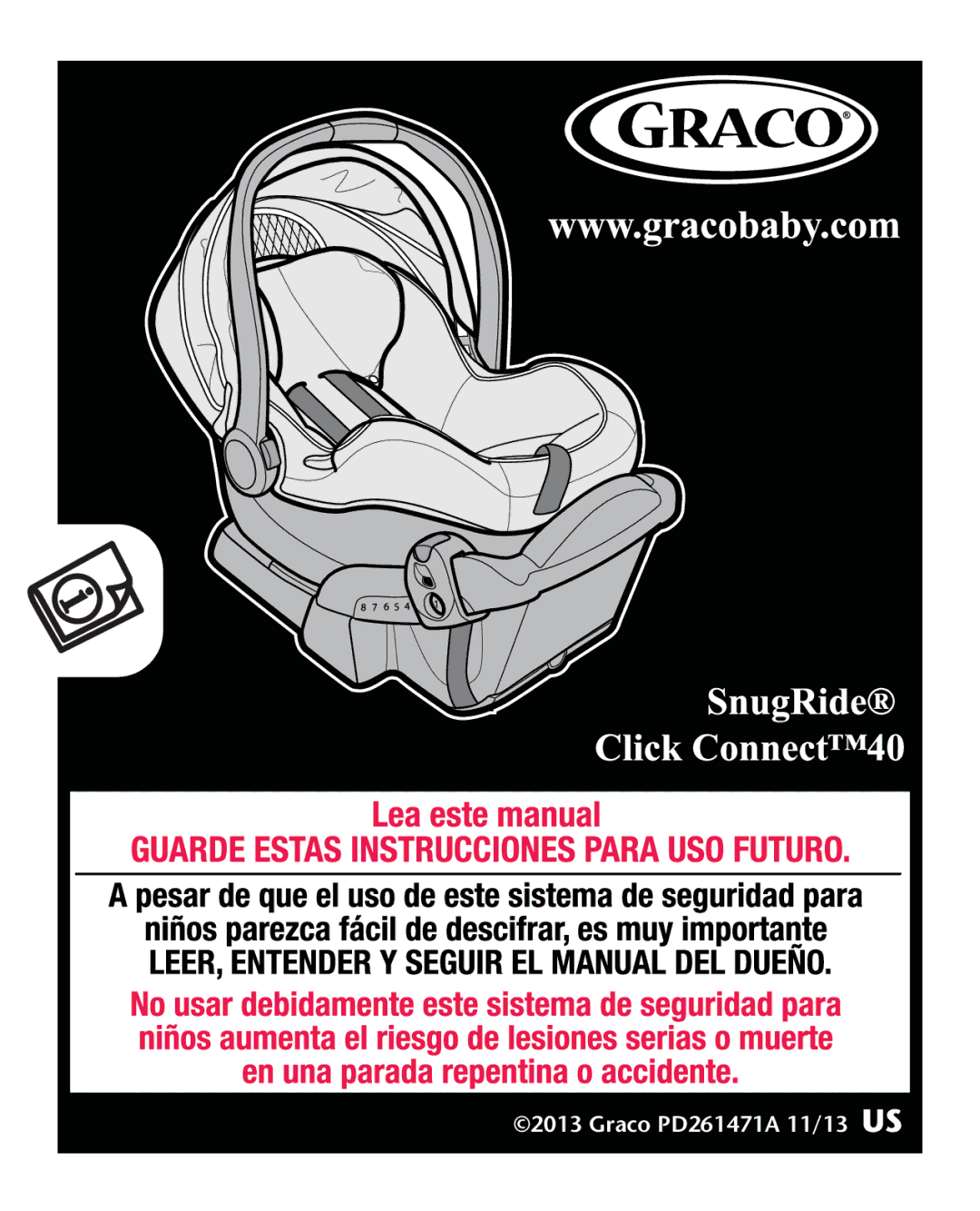 Graco manual Graco PD261471A 11/13 US 