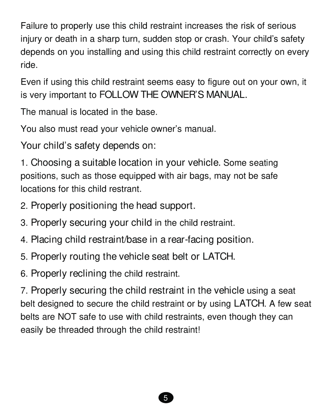 Graco PD261471A manual Properly reclining the child restraint 