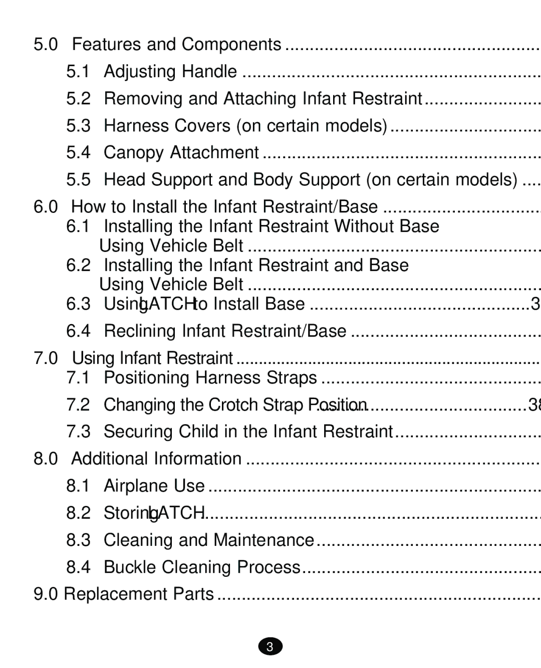 Graco PD261473A manual Features and Components 20-25, 26-34, 35-41, Additional Information 43-46 