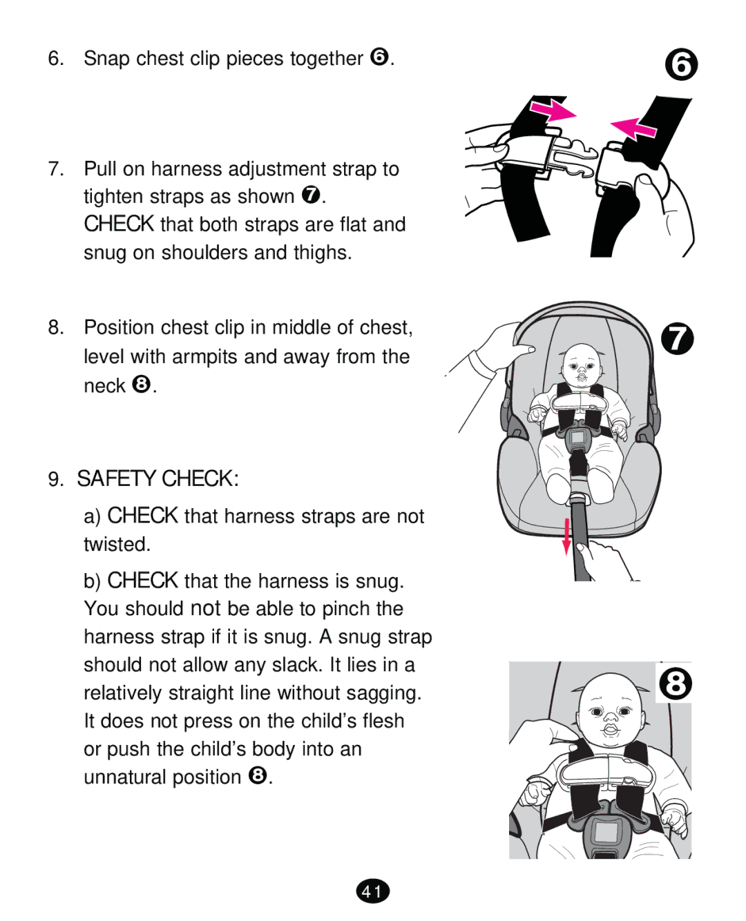 Graco PD261473A manual Safety Check 