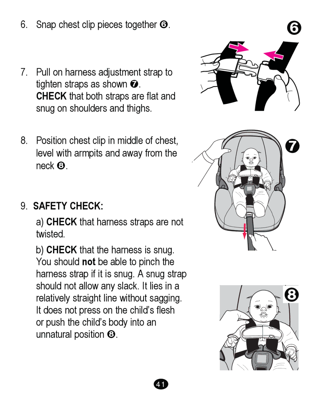 Graco PD262895A manual Safety Check 