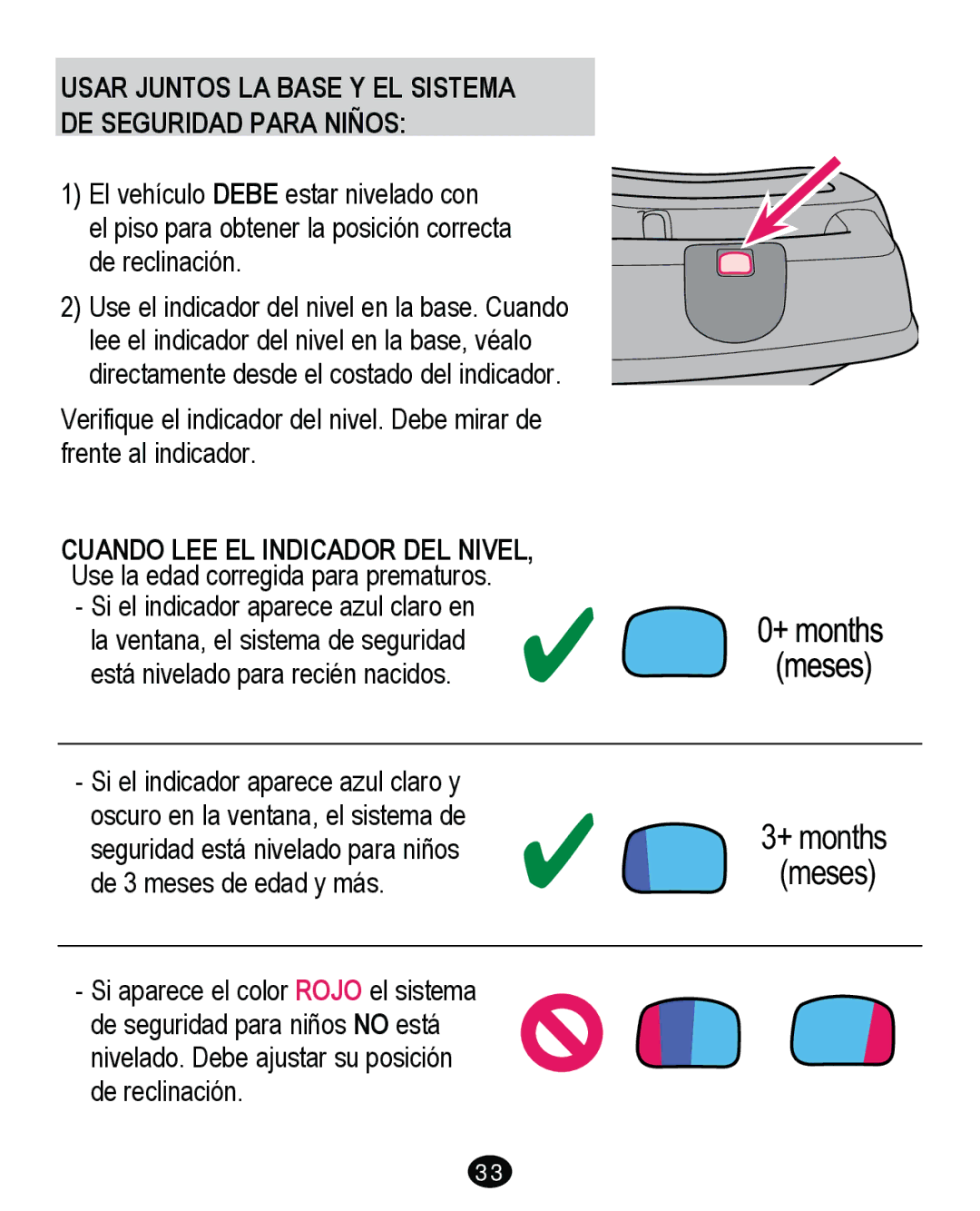 Graco PD262895A manual Usar Juntos LA Base Y EL Sistema DE Seguridad Para Niños 