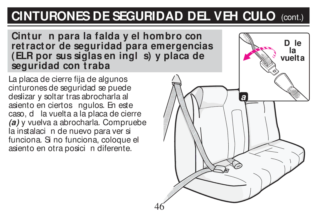 Graco PD268712B owner manual Vuelta 