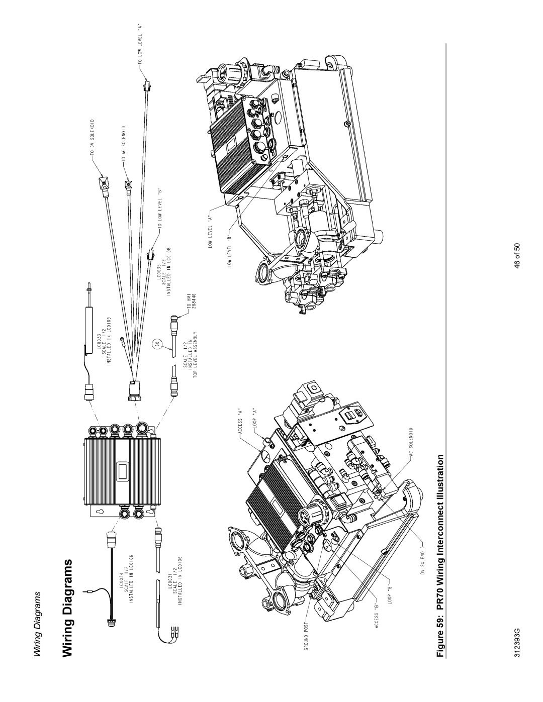 Graco important safety instructions Wiring Diagrams, PR70 Wiring Interconnect Illustration 