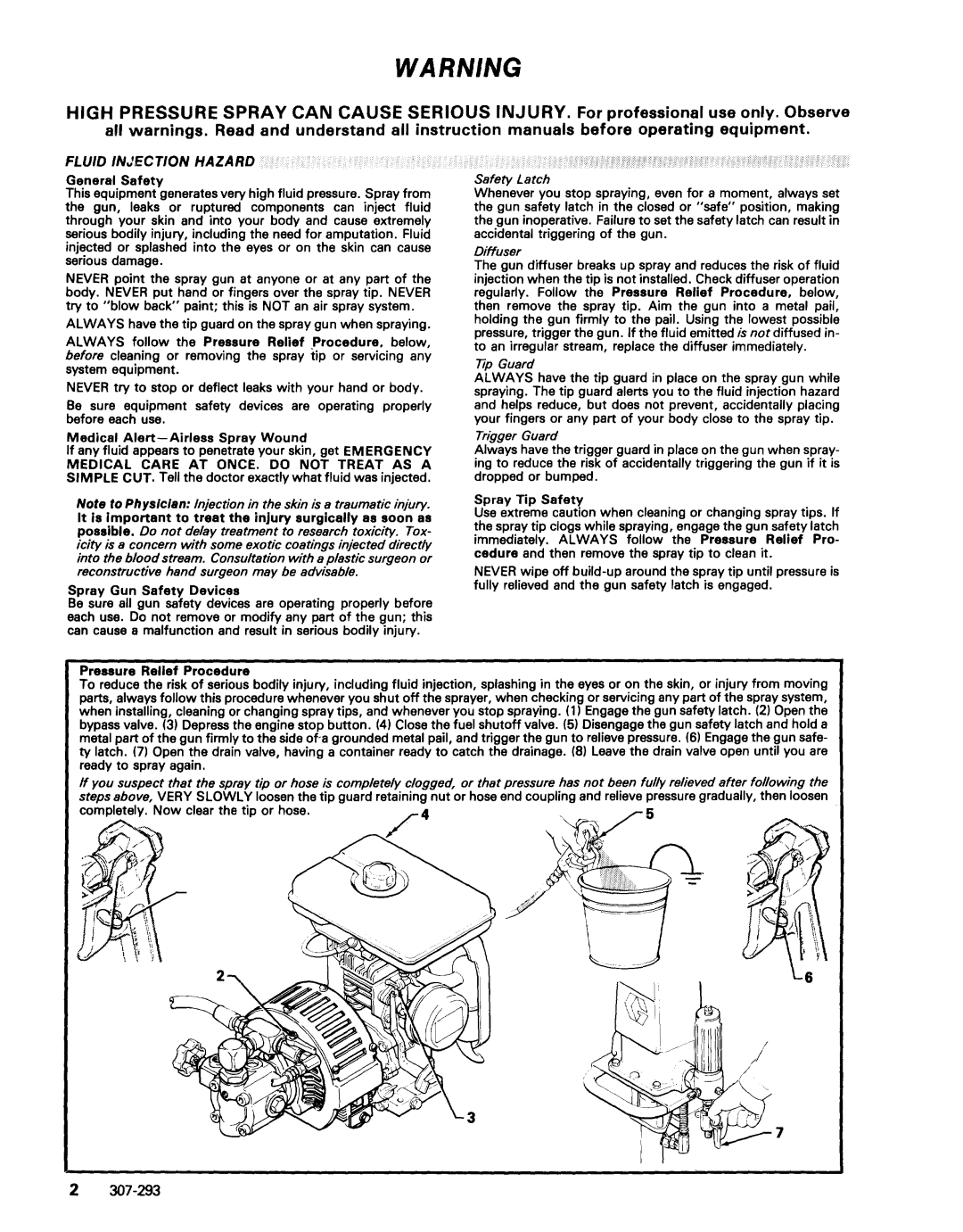 Graco 231-005, Series A, 215-433 Series G warranty 307-293 