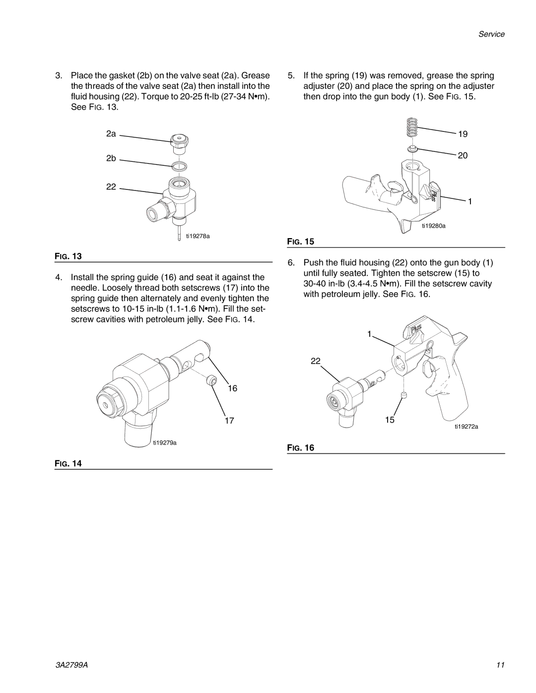 Graco 262854, Series A important safety instructions Ti19278a 