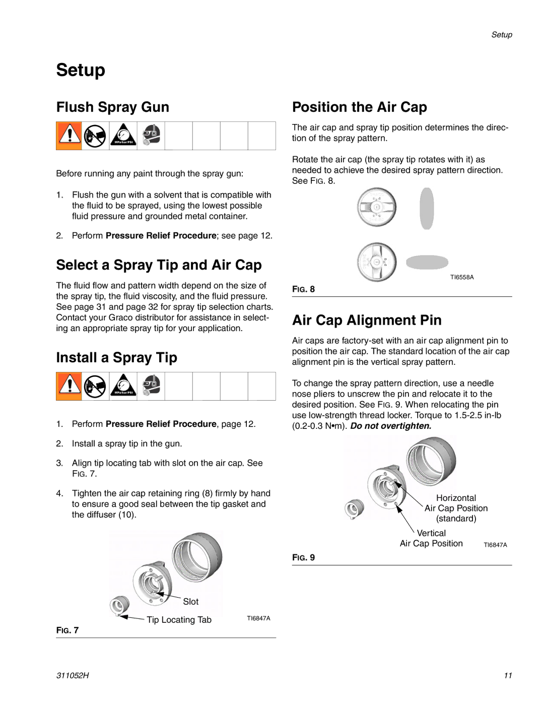 Graco 288046, Series B important safety instructions Setup 