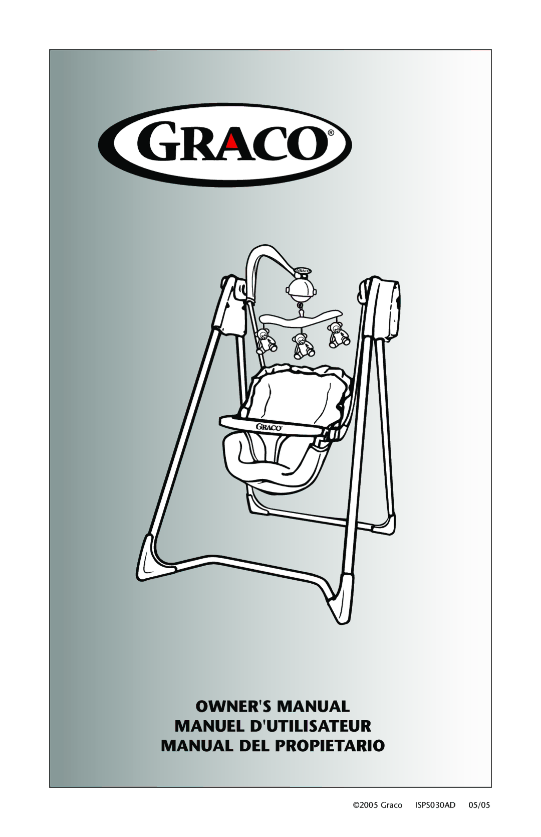 Graco Swing owner manual Manuel Dutilisateur Manual DEL Propietario 