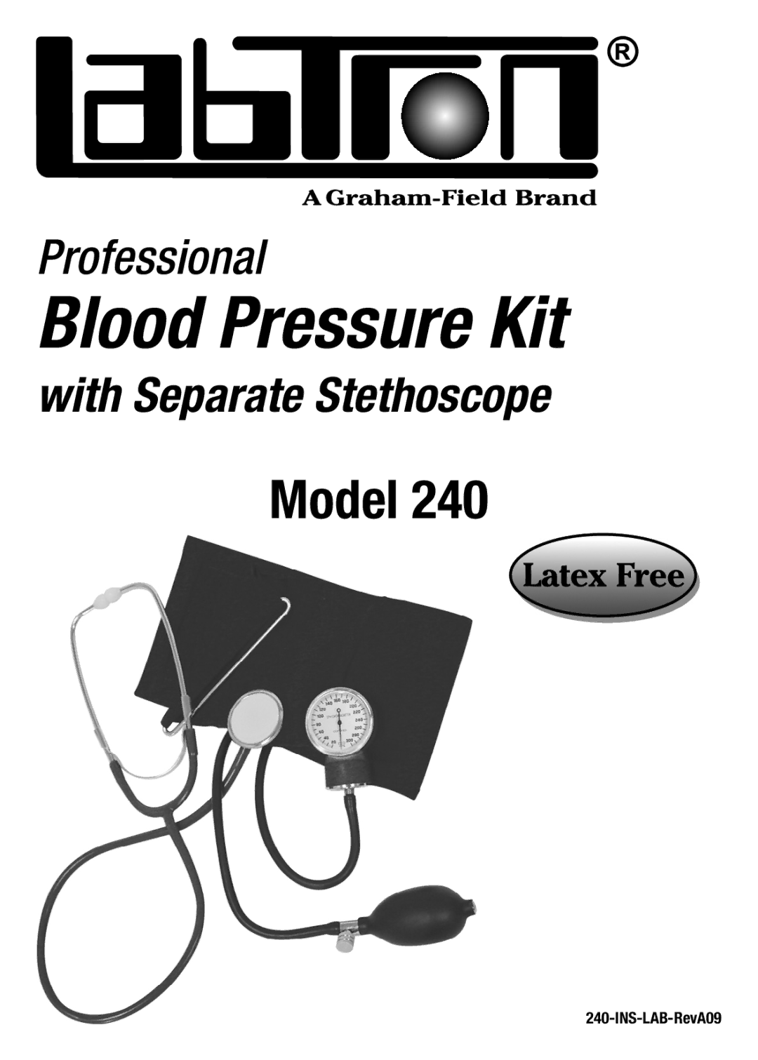 Graham Field 240 manual Blood Pressure Kit 