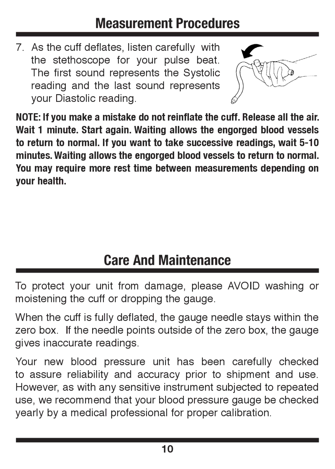 Graham Field 240 manual Care And Maintenance 