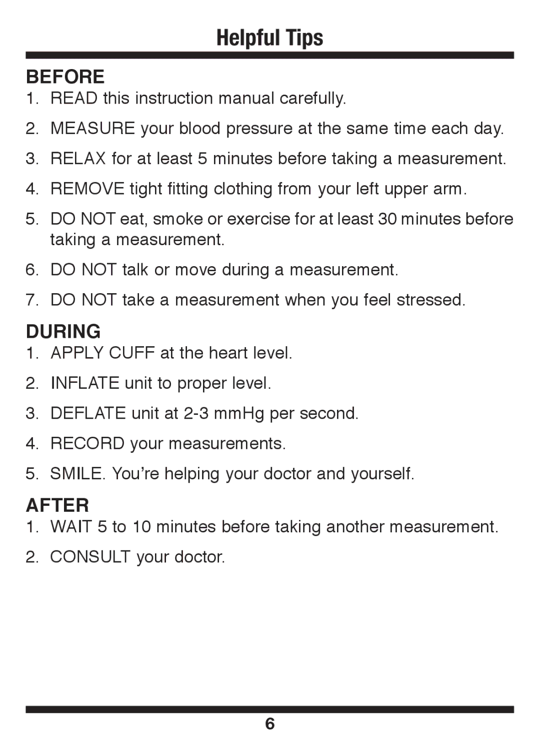 Graham Field 240 manual Helpful Tips, Before 