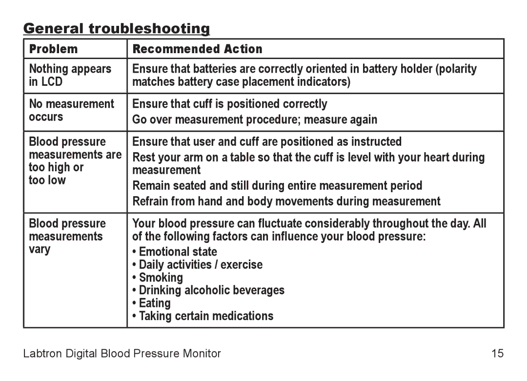 Graham Field 707A-INS-LAB-RevD11 user manual General troubleshooting 