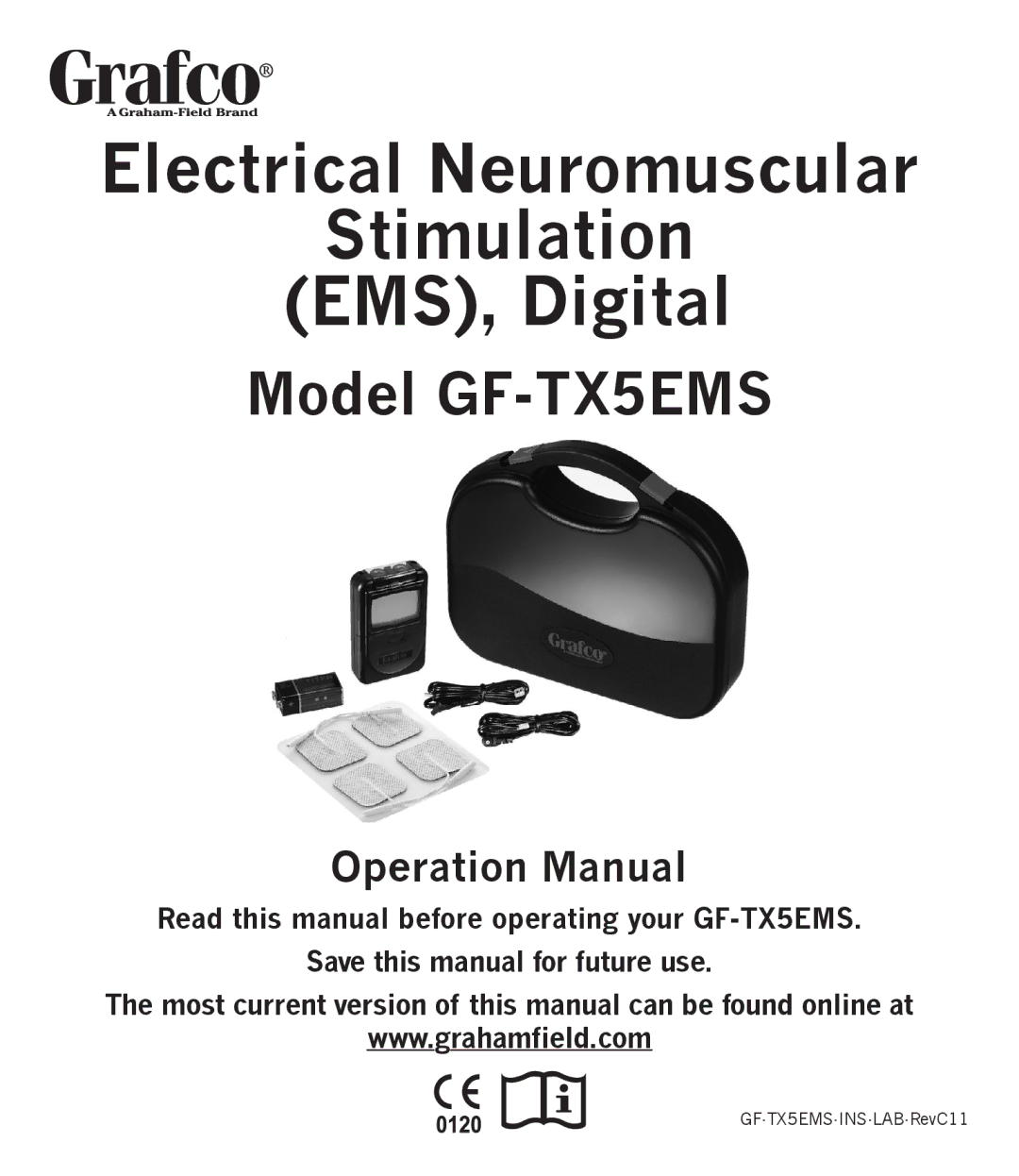 Graham Field GF-TX5EMS operation manual Electrical Neuromuscular Stimulation EMS, Digital 