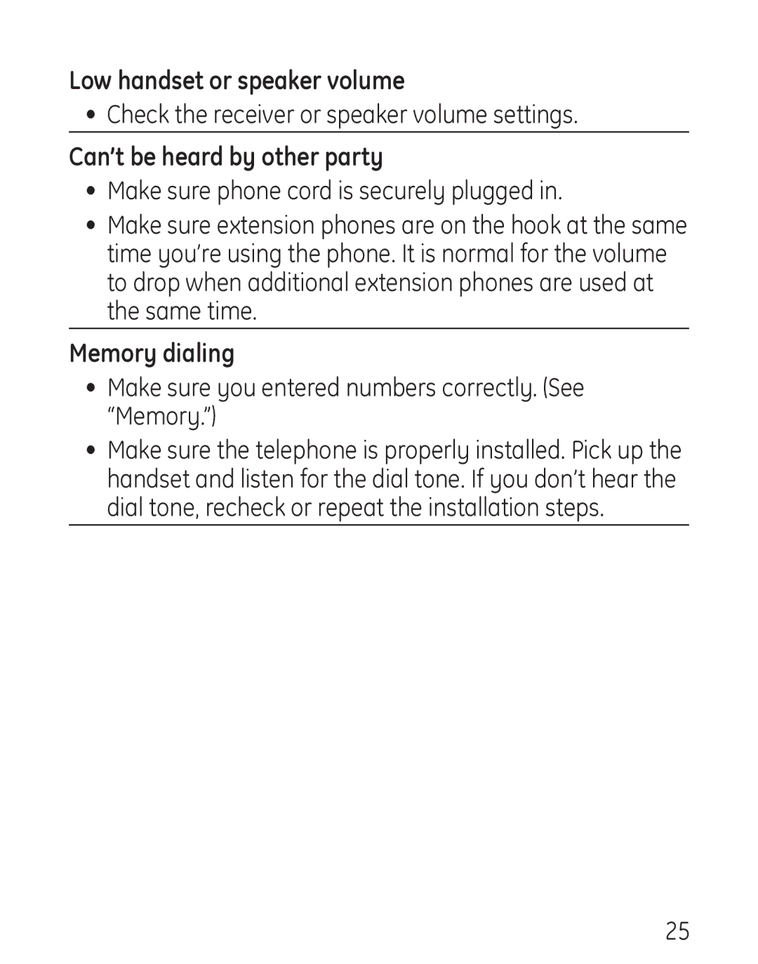 Grandstream Networks 29578 manual Low handset or speaker volume 