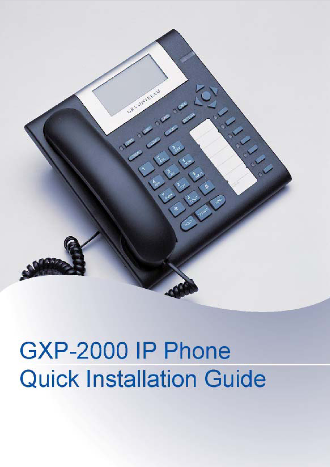 Grandstream Networks GXP-2000 manual 