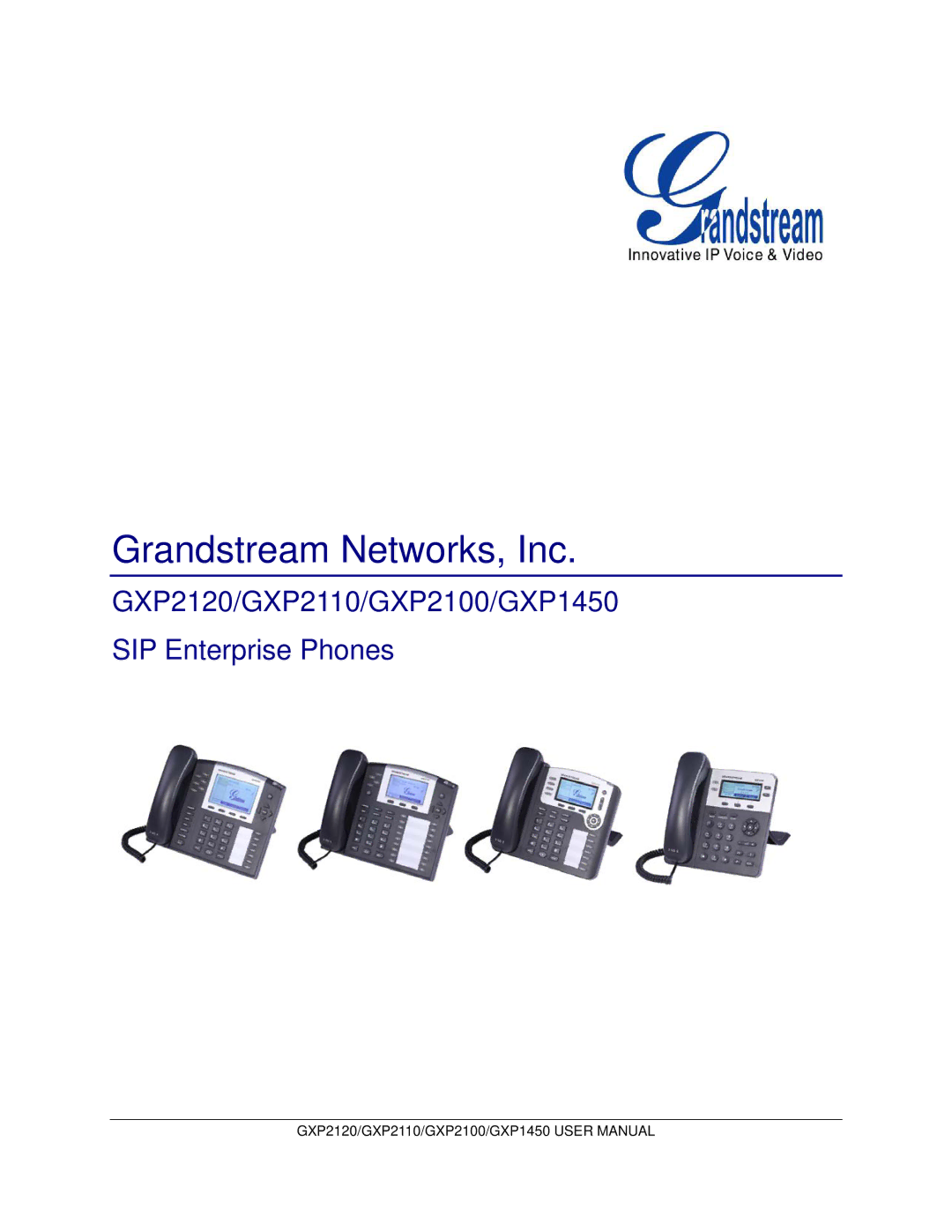 Grandstream Networks warranty GXP2110/2120 Enterprise IP Phone Quick Start Guide 