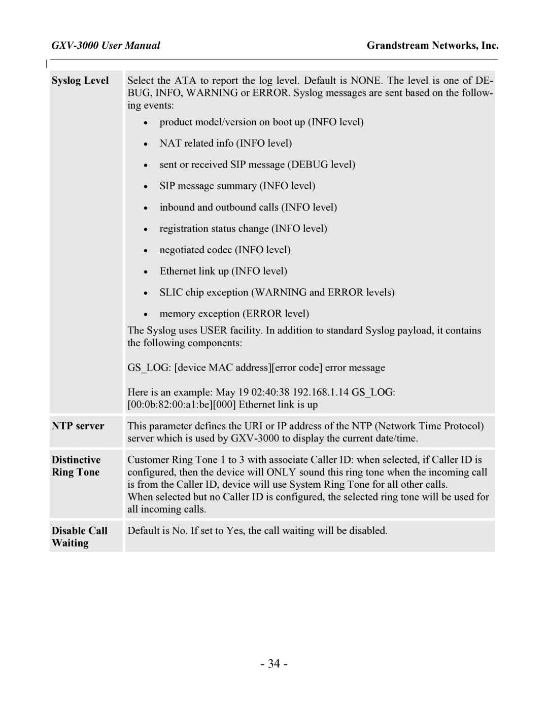 Grandstream Networks GXV-3000 user manual Grandstream Networks, Inc 