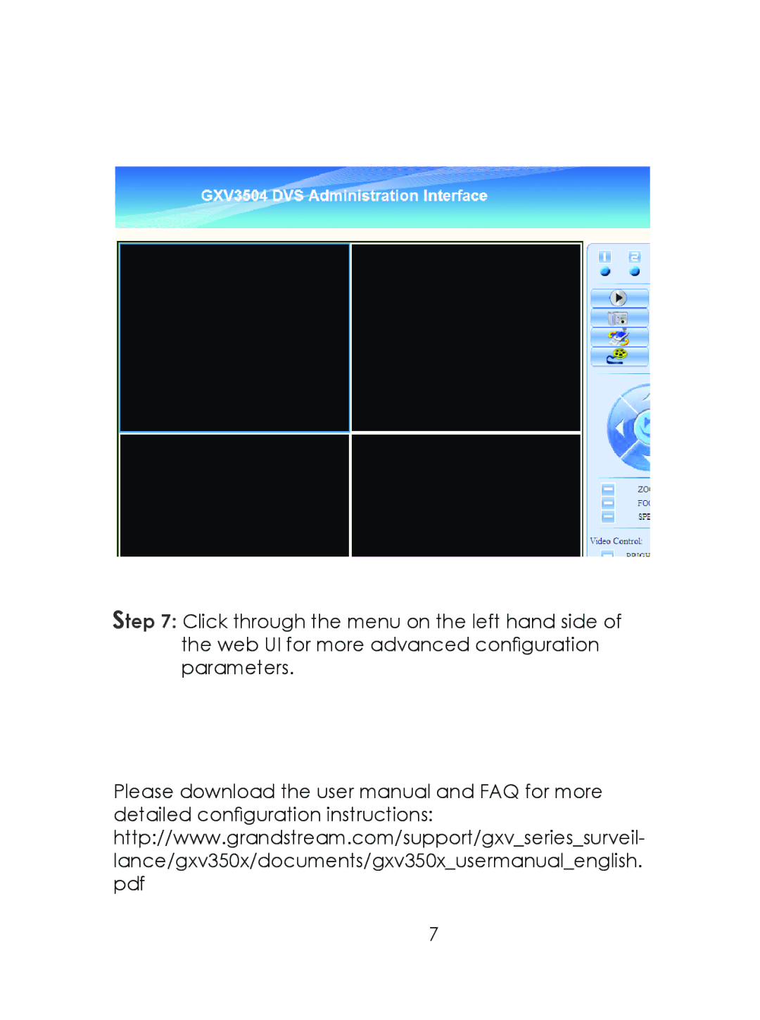 Grandstream Networks GXV3504 warranty 