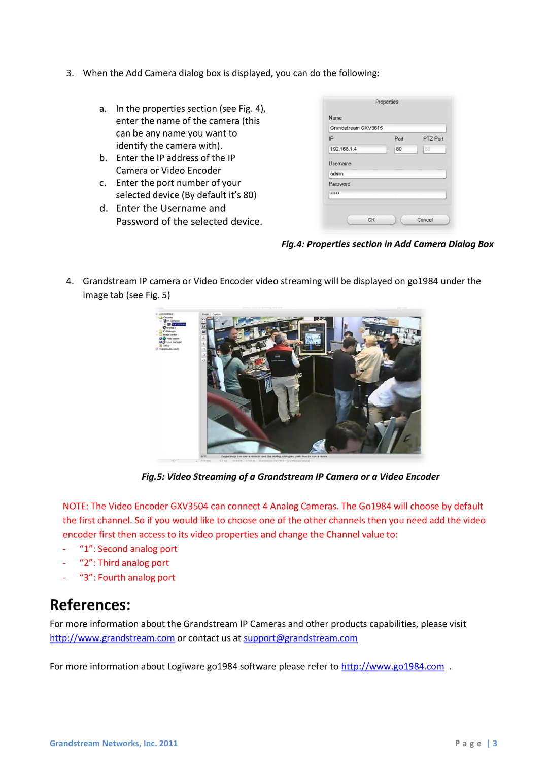 Grandstream Networks GXV350X, GXV36XX manual References 