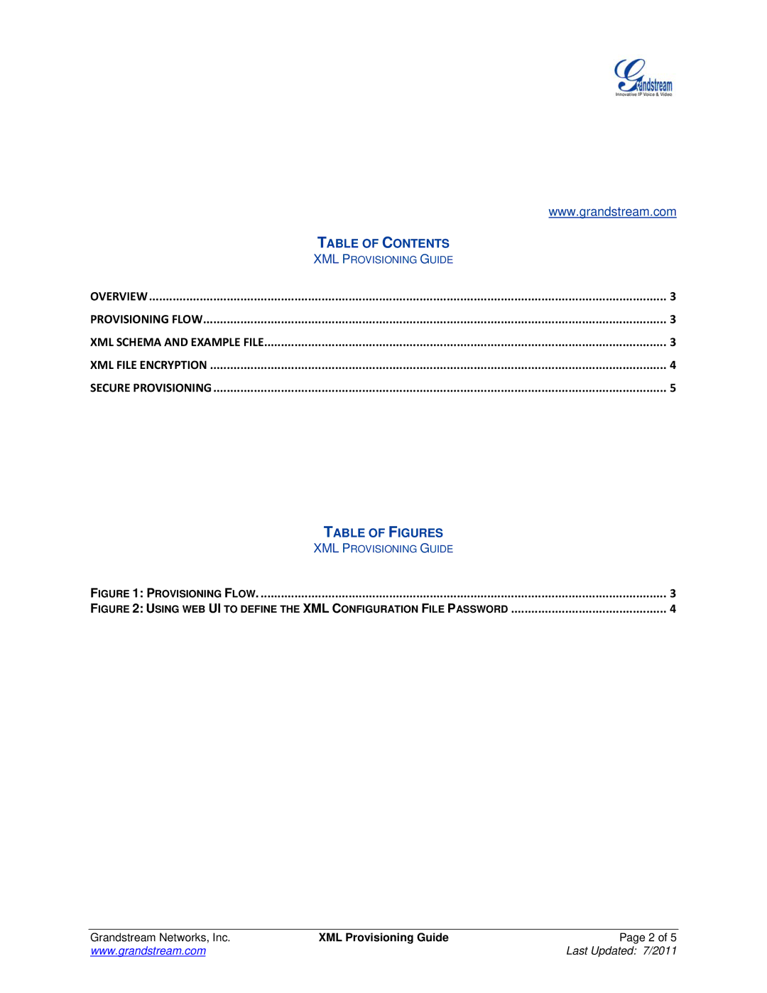 Grandstream Networks HT50X, GXV21XX manual Igure 1 P Rovisioning F LOW 