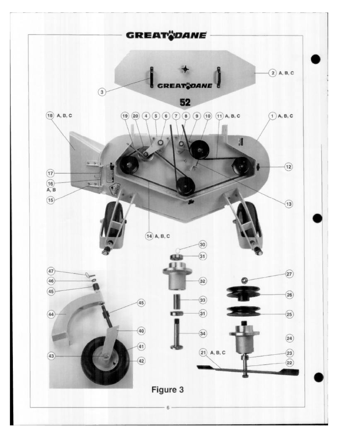 Great Dane GDSZ52-22KHE, GDSZ61-22KHE, GDSZ52-18BV, GDSZ48-14KA, GDSZ48-16BV, GDSZ52-16BV manual 