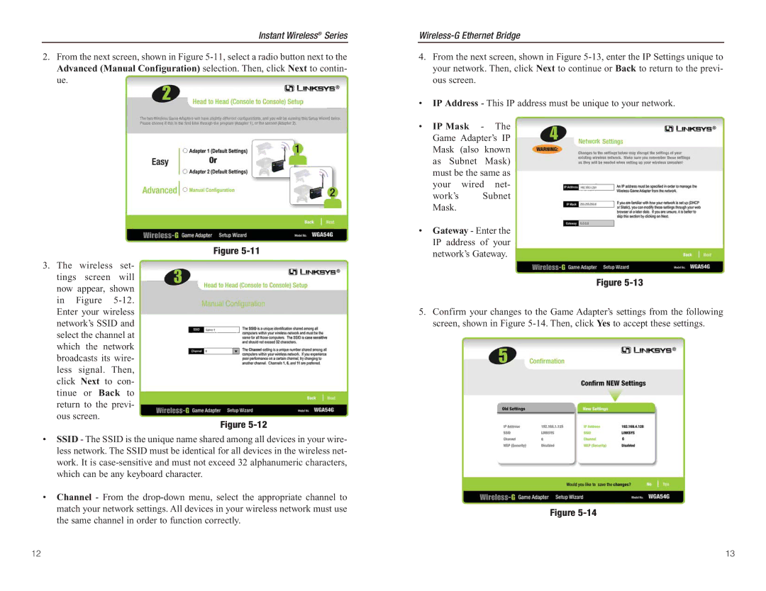 Green House WGA54G manual Instant Wireless Series 