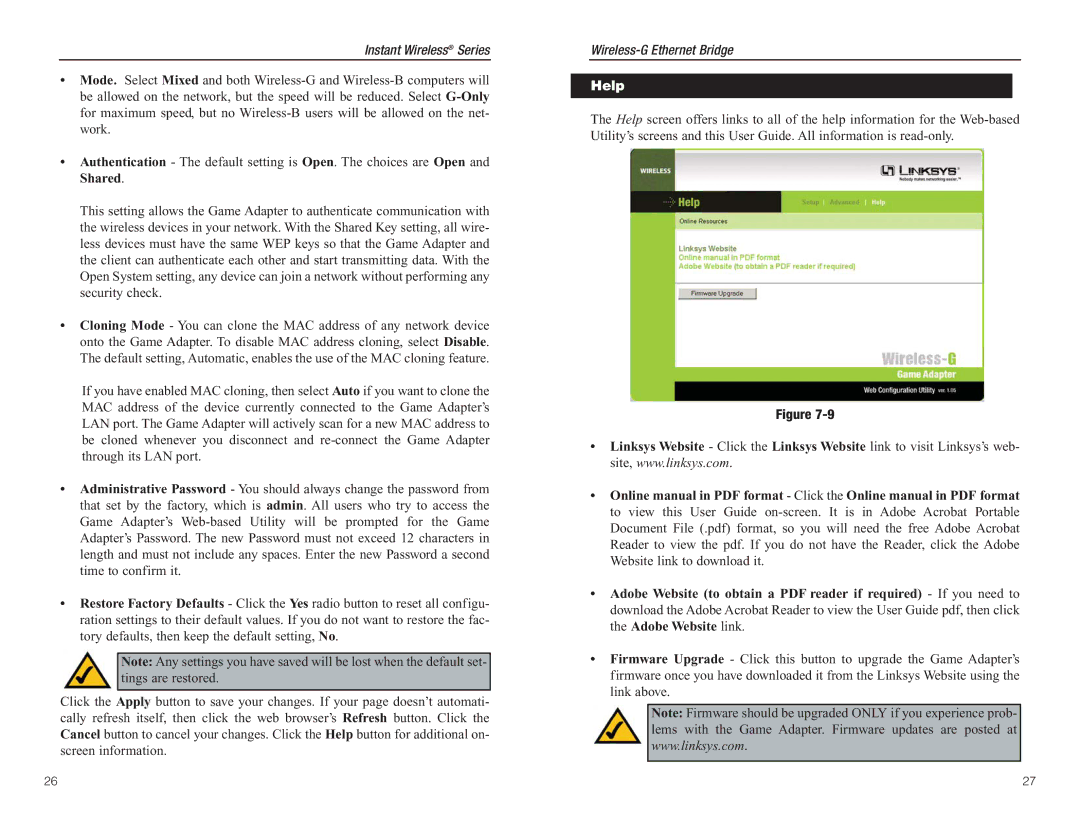 Green House WGA54G manual Help 