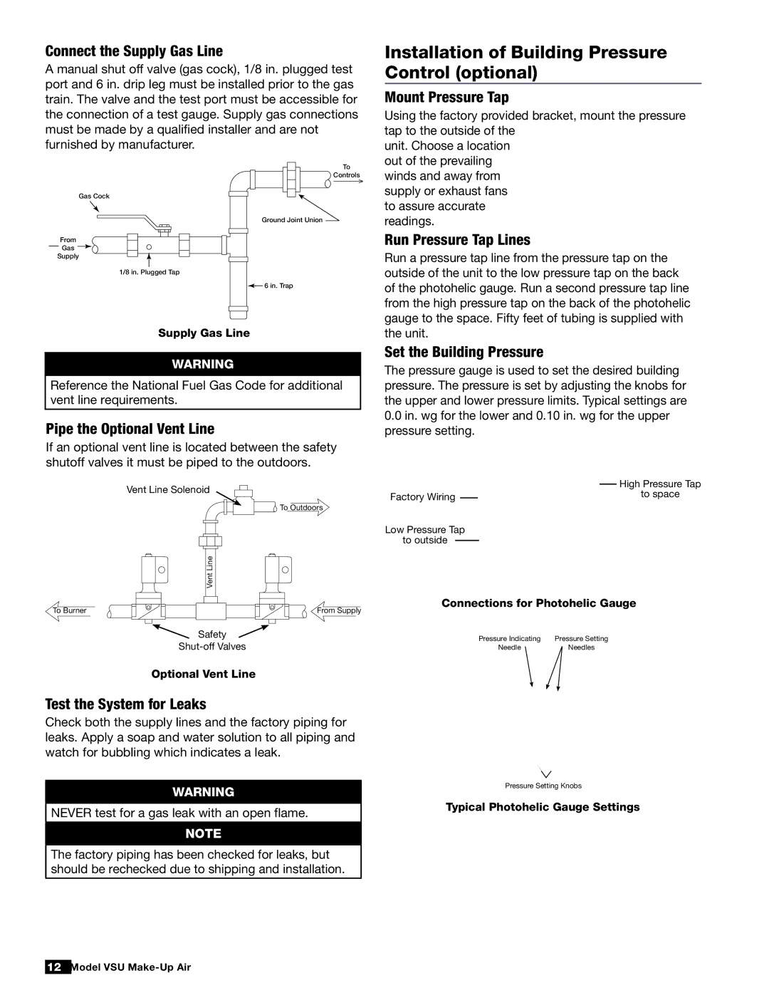Greenheck Fan 470654 manual Installation of Building Pressure Control optional 