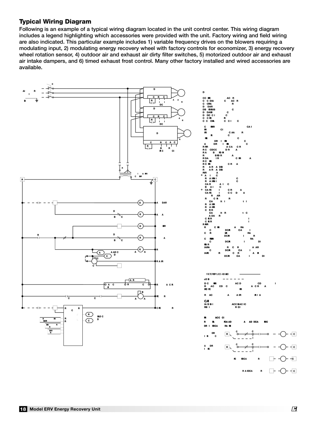 Greenheck Fan ERV-581, ERV-522, ERV-582, ERV-521, ERV-251, ERV-361 manual Typical Wiring Diagram, Transformer 