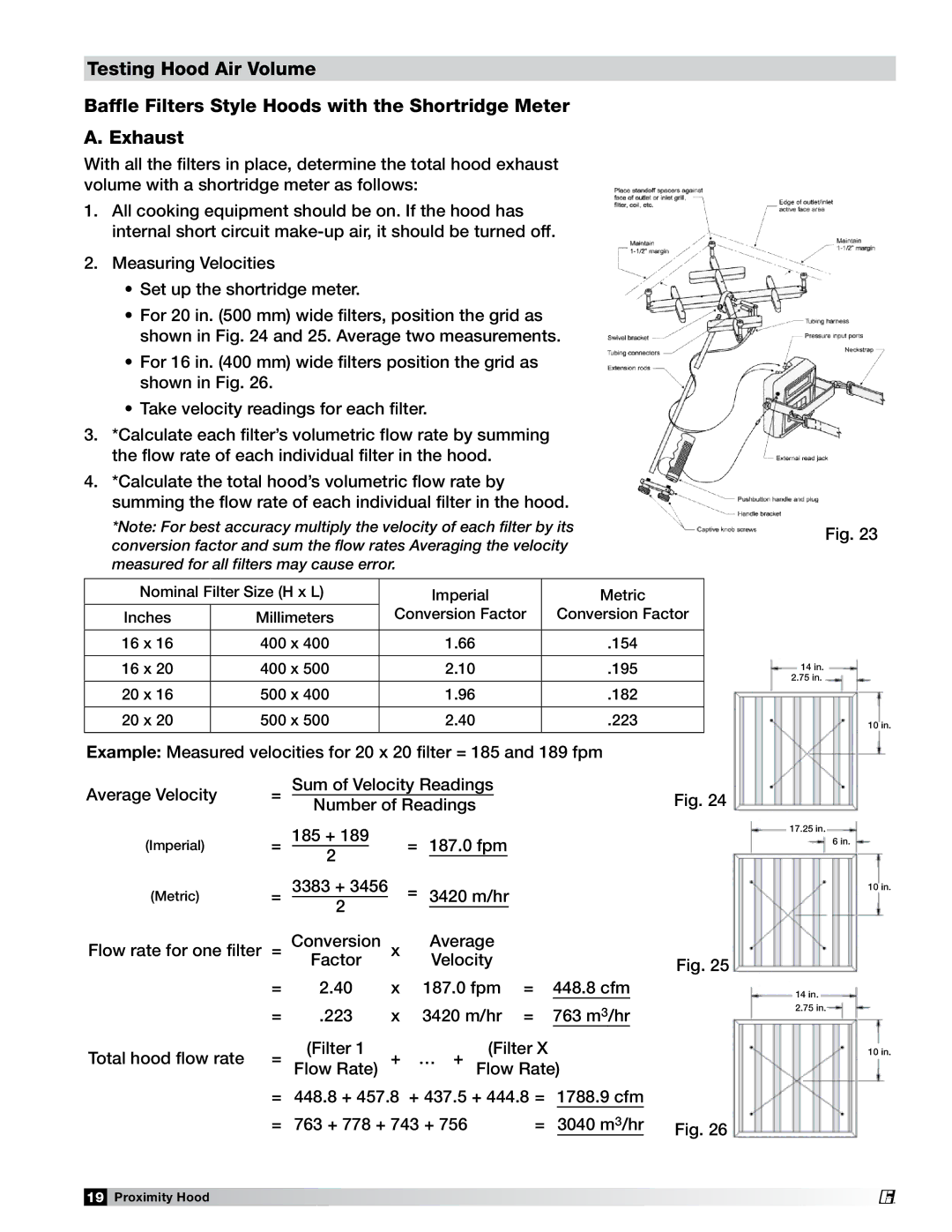 Greenheck Fan PN 458294 manual 185 + 187.0 fpm 