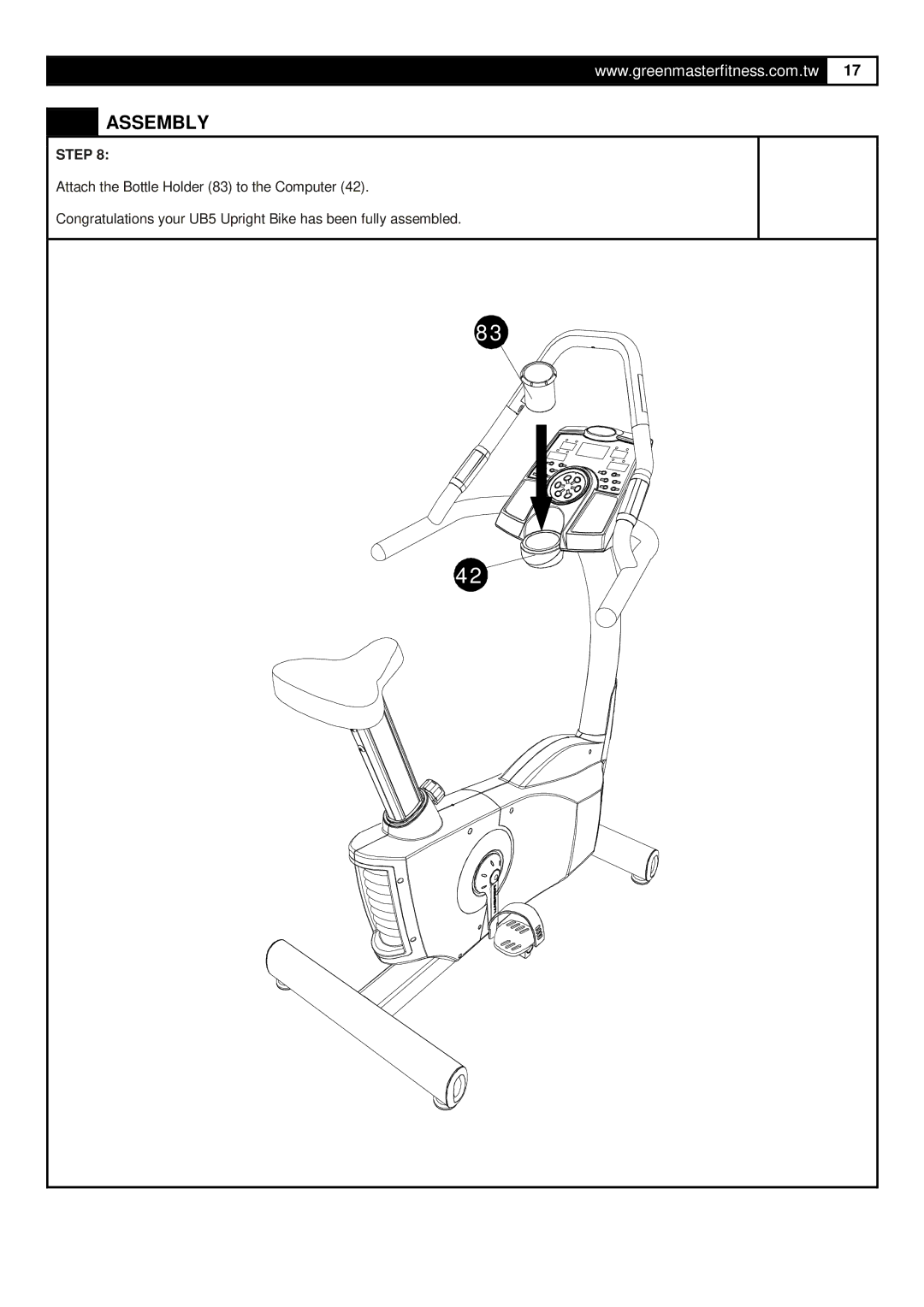 Greenmaster UB5 manual Step 