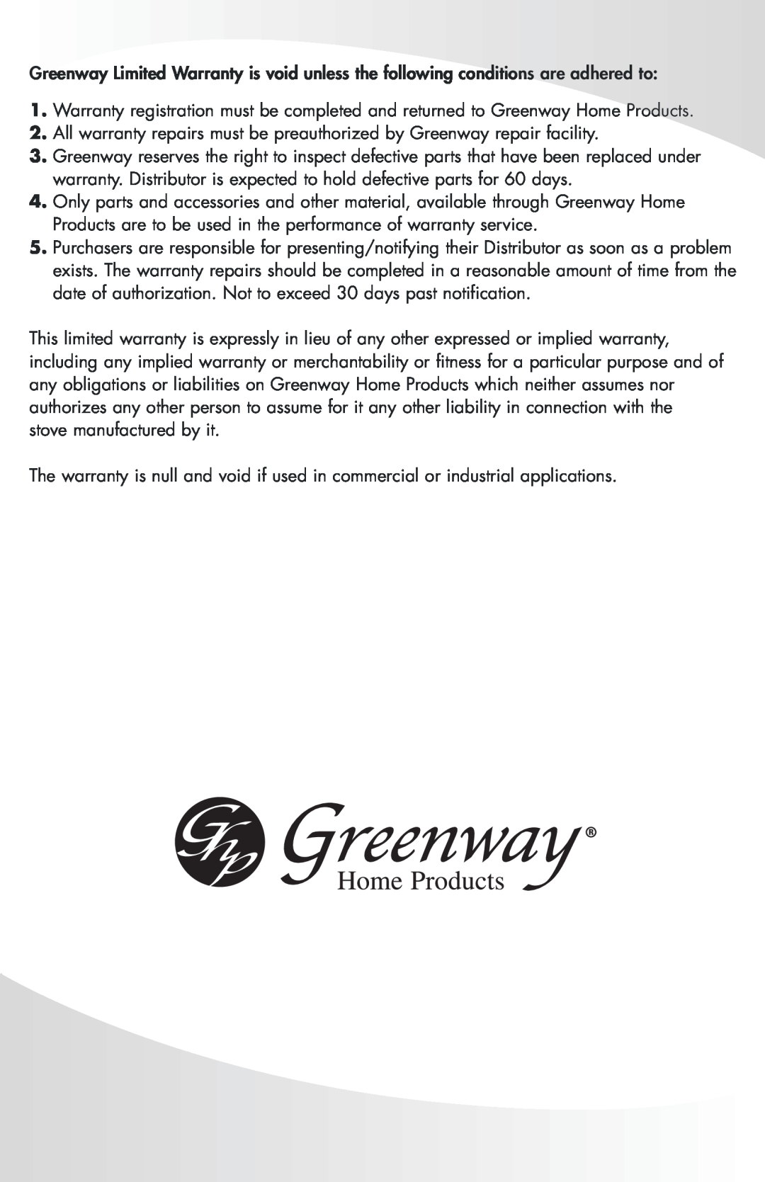 Greenway Home Products MES32BL manual 