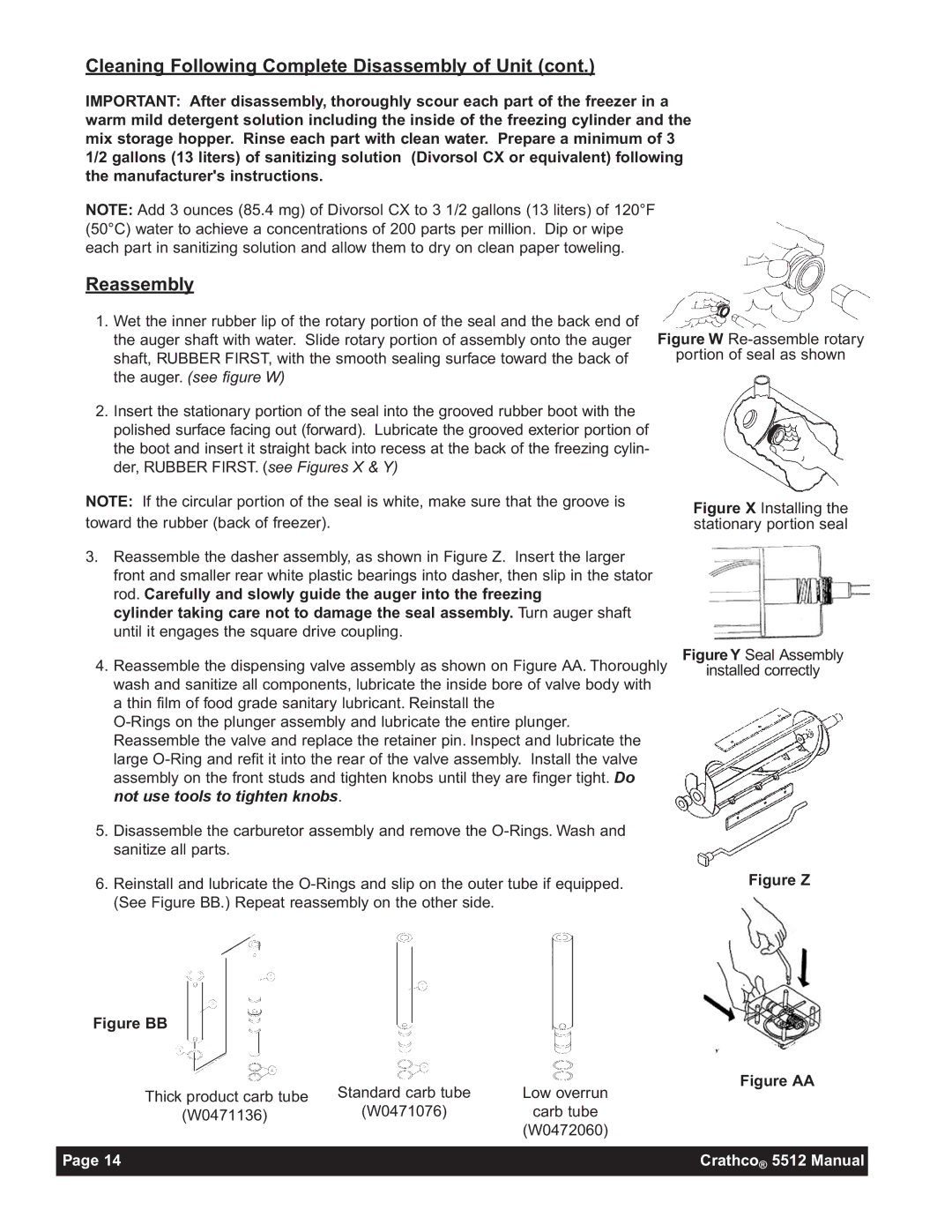 Grindmaster 5512E instruction manual Reassembly, Figure BB 